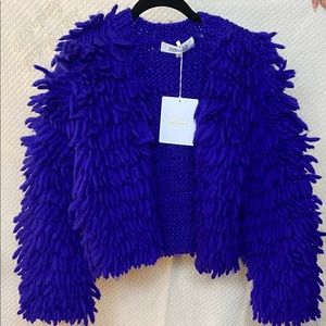 DVF blue jacket